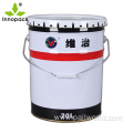 white black buckets 5 gallon with lids